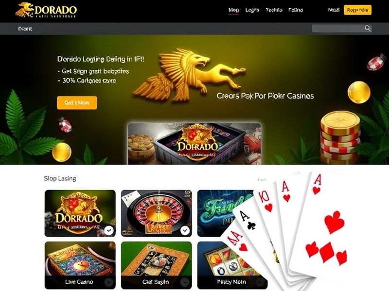 Welcome to Dorado, the ultimate destination for online gambling. Explore live casino games, sports betting, and real money slots. Play on any device and enjoy top-tier security and rewards.